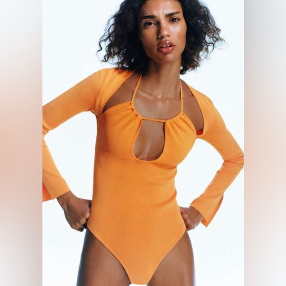 ZARA CUT OUT BODY SUIT